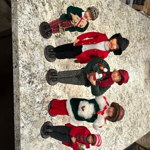 Vintage Christmas carolers